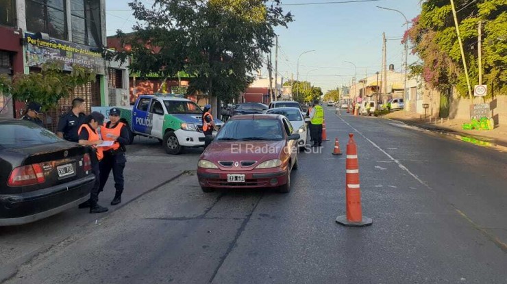 Operativo de seguridad en Berazategui